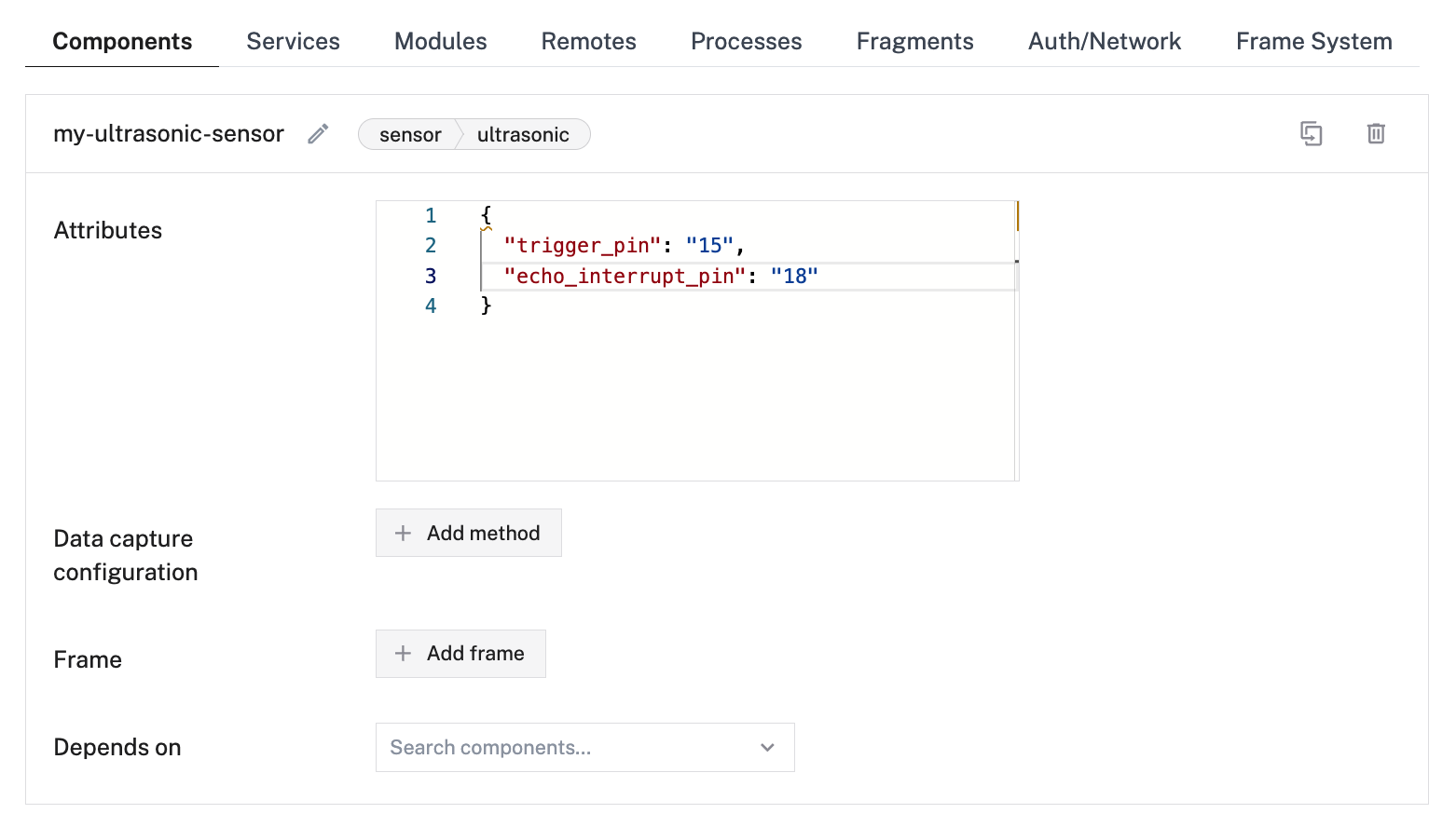 Creation of a ultrasonic sensor.